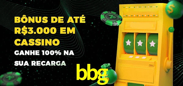 bbg melhor bônus de depósito