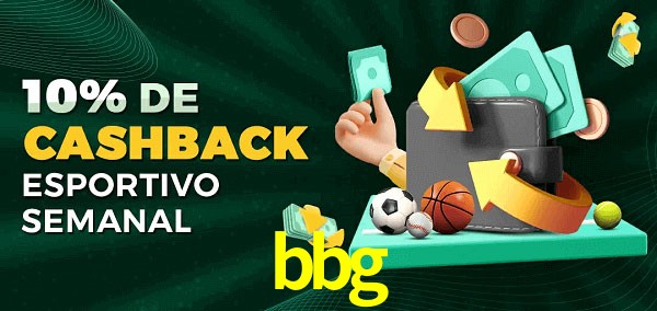 10% de bônus de cashback na bbg